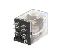 JQX-13F DC 24V Coil 8 Pin DPDT Green LED Indicator Power Relay 5A 240VAC 28VDC
