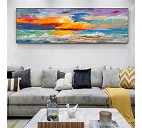 Jqynn Diamond Painting, 5D Paysage Peinture Diamant Enfant, Peinture Numéro Adulte Broderie Diamant Kit Complet, Perle Diamant a Coller Point de Croix Strass Diamant Painting Grand Format 40x80cm