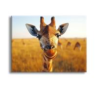 Jqynn Diamond Painting Animal Girafe Diamond Painting Adulte, DIY Kit Broderie Point de Croix, Activité Manuelle Adulte Kit, Peinture Diamant pour Débutants, Tableau Decoration Murale 20x30cm Z-l-327