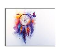 Jqynn Diamond Painting Attrape-rêves Papillon Kit Diamond Painting, Loisirs Créatifs Adultes, Activité Manuelle Enfant, Point de Croix Kit, Automne Decoration Murale, Halloween Decor 35x45cm W-l-761