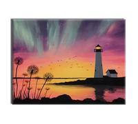 Jqynn Diamond Painting Ciel Tour Kit Diamond Painting, Loisirs Créatifs Adultes, Activité Manuelle Enfant, Point de Croix Broderie Kit, Automne Decoration Murale, Halloween Decoration 35x45cm W-l-797