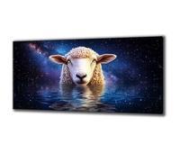 Jqynn Kit Diamond Painting Mouton Ciel étoilé Diamond Painting Enfant Adulte, Peinture Diamant 5d Complet Kit, Loisirs Créatifs Activité Manuelle Adulte, Maison Tableau Decoration Murale 40 x 80 Q-16