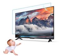 JQZWXX Film De Protection D'écran TV Anti-Lumière Bleue De 32 à 75 Pouces, Réduit Les Reflets/Anti-UV/Anti-Rayures, Surface Mate Anti-Poussière Digitales, Soulage La Fatigue Oculaire / 55in1221x689mm