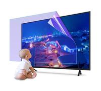 JQZWXX Film Mat Anti-Reflets 55 Pouces, Filtre Anti-Lumière Bleue pour Écran TV, Protection Anti-Rayures sans Bulles - 55pouces1221x689mm