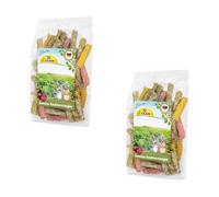 JR Farm Bâtonnets à grignoter aux légumes | Pack Double | 2 x 125 g | Aliment complémentaire pour Tous Les rongeurs et Lapins Nains | Peut Aider à fournir aux Petits Animaux des nutriments Essentiels