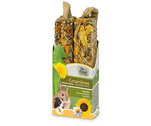 JR Farm farmys Grainless Barre de graines de tournesol-camomille, 140 g