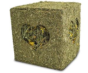 JR FARM Grand Cube de Foin avec Fleurs 450 g