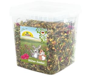 JR Farm Pot de Fleurs Magique 400 g (Herbes pour Lapins Nains et rongeurs, complément Alimentaire)