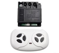 JR-RX-12V/6V 2.4GHz Télécommande et récepteur, boîtier de contrôle, accessoires de carte mère pour enfants alimentés par roue de circuit imprimé pièces de rechange (JR1705RX Ensemble complet)