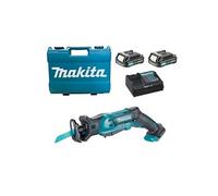 Scie Sabre Sans-fil Makita JR103DSAE - 10,8V Li-ion - 2 Batteries 2,0 Ah - Coulissante - Coffret - Changement Rapide