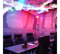 Jrameoy 3D Thundercloud LED Light Kit DIY Creative Wall Plafonnier Cotton Cloud Music Sync Multicolore Atmosphère Changeante pour Chambre Gaming Room Party (49)