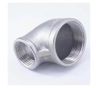 JRBJWYVV 1-1/2" BS to 1" BSP Female 304 Stainless Steel Reducing Elbow Connector Pipe Fitting Water Oil air