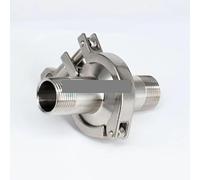 JRBJWYVV 1-1/2" BSPT Male x 2" Tri Clamp Set SUS304 Stainless Steel Assembly Fitting Tri-Clover Home Brew