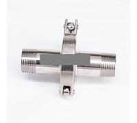 JRBJWYVV 1-1/4" BSPT Male x 2" Tri Clamp Set SUS304 Stainless Steel Assembly Fitting Tri-Clover