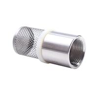 JRBJWYVV 1/8" 1/4" 3/8" 1/2" 3/4" 1" 1-1/4" 1-1/2" 2" BSPP Female Thread 304 Stainless Steel Filter Screen Pipe Fitting for Water Pump(BSP1 Female)