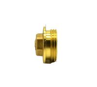 JRBJWYVV 1" Male Pipe Hex Head Brass End Cap Fitting Coupler Connector Water Gas Oil