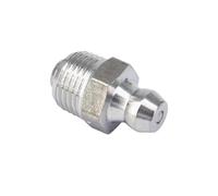 JRBJWYVV 10pcs 1/8" BSPP/BSPT Male 304 Stainless Steel Grease Zerk Nipple Fitting for Grease(BSPT)