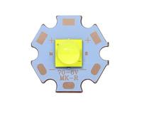 JRBJWYVV 10pcs 12V 1.5A 20W Cold White Flashlight LED XHP70 Chip High Power 20W 7070 Lamp On 20mm Copper Board