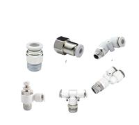 JRBJWYVV 10PCS PC/PCF/PL/SL/PB/PX High White Type Air Hose Rapidities Pipe Quick Release Pneumatic Fitting 1/4 1/8 3/8 1/2(6-M5,PL)