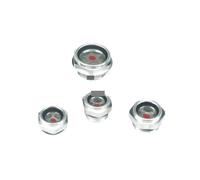 JRBJWYVV 1PC 3/8" BSPP Male Thread Aluminum Oil Gauge Sight Glass Window Hexagon Head