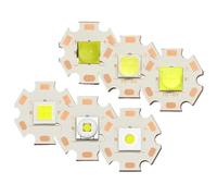 JRBJWYVV 1pc DC6V LED 40W XHP70-3000K 7070 With 16mm Copper DIY Flashlight