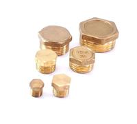 JRBJWYVV 1PC M10x1.25 Male Brass Pipe Countersunk Hex Head Socket End Cap Stopper
