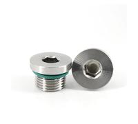 JRBJWYVV 1pc Metric Male Thread 304 Stainless Steel Hex Socket End Cap Ed Fluorine Rubber Ring Flange Hexagon Oil Water Pipe Fitting(M42x2)