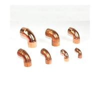JRBJWYVV 28.6mm Inner Dia x1.5mm Thickness Scoket Weld Copper End Feed 90 Deg Elbow Coupler Plumbing Fitting Water Gas Oil