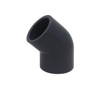 JRBJWYVV 45 Degree Elbow PVC Pool Pipe Fittings Coupling Sleeve Connector Irrigation Garden Bypass (Color : DN40)