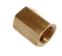 JRBJWYVV 5pc M10x1mm Female Thread Brass Pipe Fittings Hex Nut Rod Connector Coupling