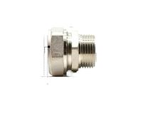 JRBJWYVV Fit 26/32mm ID/OD PEX-AL-PEX Tube x 1" BSPP Male Nickel Plated Brass Pipe Fitting Coupling Connector Adapter