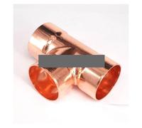 JRBJWYVV I.D 32x1.2mm Copper End Feed Euqal Tee 3 Ways Pipe Adapter Air Conditioner Refrigeration Water Heater