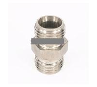 JRBJWYVV M18x1.5mm Metric Male to M18x1.5mm Metric Male Threaded 304 Stainless Steel Pipe Fitting Connector Adapter Max Pressure 2.5 Mpa