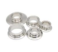 JRBJWYVV Tri Clamp Reducer End Cap 1.5" 2" 2.5" 3" 4" SS304 Stainless Steel 50.5mm 64mm 77.5m Ferrule Beer Pipe Fitting(50.5mm x 119mm)