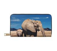 JRBWTDBW Big Ears - Portefeuille long en similicuir élégant et chic pour femme moderne - Grande capacité - Porte-cartes et poches de rangement - Sac à main durable pour voyage quotidien, blanc, Taille