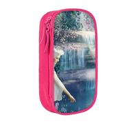 JRBWTDBW Lake Fairy - Trousse à crayons pour étudiants, filles, garçons, grande capacité pour adultes, trousse à crayons multifonction simple et durable, rose, Taille unique, Bagage à main