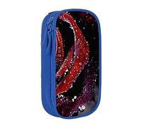 JRBWTDBW Trousse à crayons Dew Rose pour étudiants, filles, garçons, grande capacité, trousse à crayons pour adultes, trousse à crayons multifonctionnelle simple et durable, bleu, Taille unique,