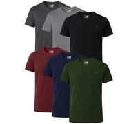 JRC Just Royal Clothing Lot de 6 t-shirts décontractés à manches courtes et col rond pour homme, Chaud-3, 3XL