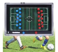 Jrcfnss Board de Tactique magnétique de Football Double Face, entraîneur de Football Portable, Tableau Blanc, Carte de stratégie pour Les écoles, Clubs, compétitions et séances de Formation