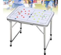 Jrcfnss Board de Tactique magnétique de Football, Tableau d'entraîneurs de Football Double Face avec Sac de Rangement, Facile à écrire et à Effacer, Parfait pour la Planification de la stratégie