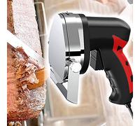 Jrcfnss Trancheuse à Kebab Commerciale, Couteau électrique Professionnel Shawarma Doner Kebab, Couteau à Barbecue d'épaisseur réglable 0-8 mm pour Couper l'agneau Kebab Turc