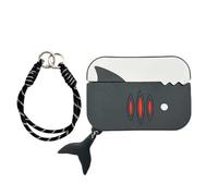 JRCYVTA Coque de protection en silicone pour Huawei Freebuds 6i 2024, motif requin mignon et intéressant, compatible avec les écouteurs sans fil Huawei Freebuds 5i 2022