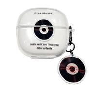 JRCYVTA Coque en silicone mignonne pour Redmi Buds 6 Lite 2024, coque d'écouteurs à motifs colorés avec porte-clés, coque de protection antichoc pour Redmi Buds 6 Lite 2024 (CD)