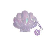 JRCYVTA Coque pour Airpods Pro 2e génération, beau coquillage scintillant compatible avec les écouteurs Airpods Pro (violet)