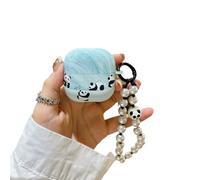 JRCYVTA Coque pour Huawei Freeclip 2, intéressant motif panda mignon dessin animé design sans fil Bluetooth casque TPU housse de protection pour garçons filles (bleu)