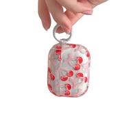 JRCYVTA Jolie coque pour Airpods Pro 3, motif nœud en cerise, coque de protection transparente antichoc pour Apple Airpods Pro 3ème génération