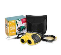 JRD&BS WINL Jouets pour Enfants, Compact RÉSistant Aux Chocs Jumelles pour Enfants Observation des Oiseaux, 4-8 Ans Cadeau De Garçon(Jaune)