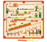 JRD&BS WINL Montessori - Jouet pour petits enfants âgés de 3 à 4 à 5 ans - Puzzle en bois - Planches d'activité - Motricité fine - Nombre et couleur - Labyrinthe - Cadeaux pour les âges de 3 à 12 ans