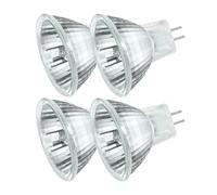 JrEam Ampoule halogène à Large Faisceau G4 à Double Broche, 4x6V 12V 220V 5W 10W 35W MR11, Face en Verre(220-240V 35W)