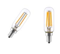 JrEam Ampoule LED E14, lumière T25 4W, Lampe à Filament for hotte, Ventilateur d'extraction, Blanc Chaud/Blanc, 220V(Cold White)